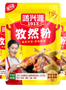 鸿兴源孜然粉袋装撒料烧烤调料烤面筋鸡叉骨羊肉串腌料孜然面蘸料