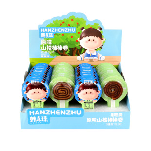 韩真珠山楂棒棒卷18g山楂糕25g原味草莓味蜜饯零食山楂卷果糕