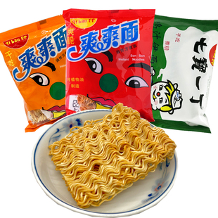 七宝一丁鸡汁伊面爽爽面泡面方便面干脆面即食干吃面速食网红夜宵