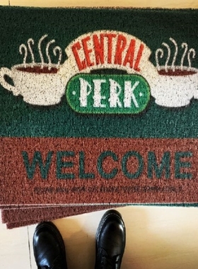老友记周边central perk进门除尘丝圈防滑耐脏卫生间地垫