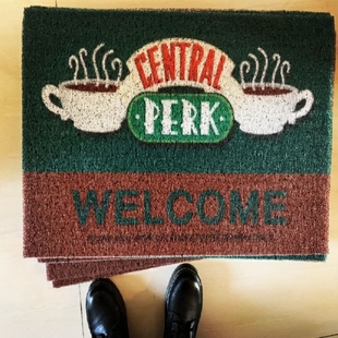 老友记周边central perk进门除尘丝圈防滑耐脏卫生间地垫