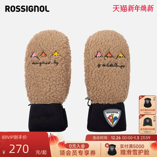 保暖舒适五指分指并指2425款 ROSSIGNOL金鸡女款 滑雪手套JCC联名款