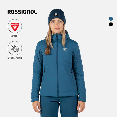 ROSSIGNOL金鸡女士滑雪服P棉加厚防水保暖滑雪外套连帽夹克上衣