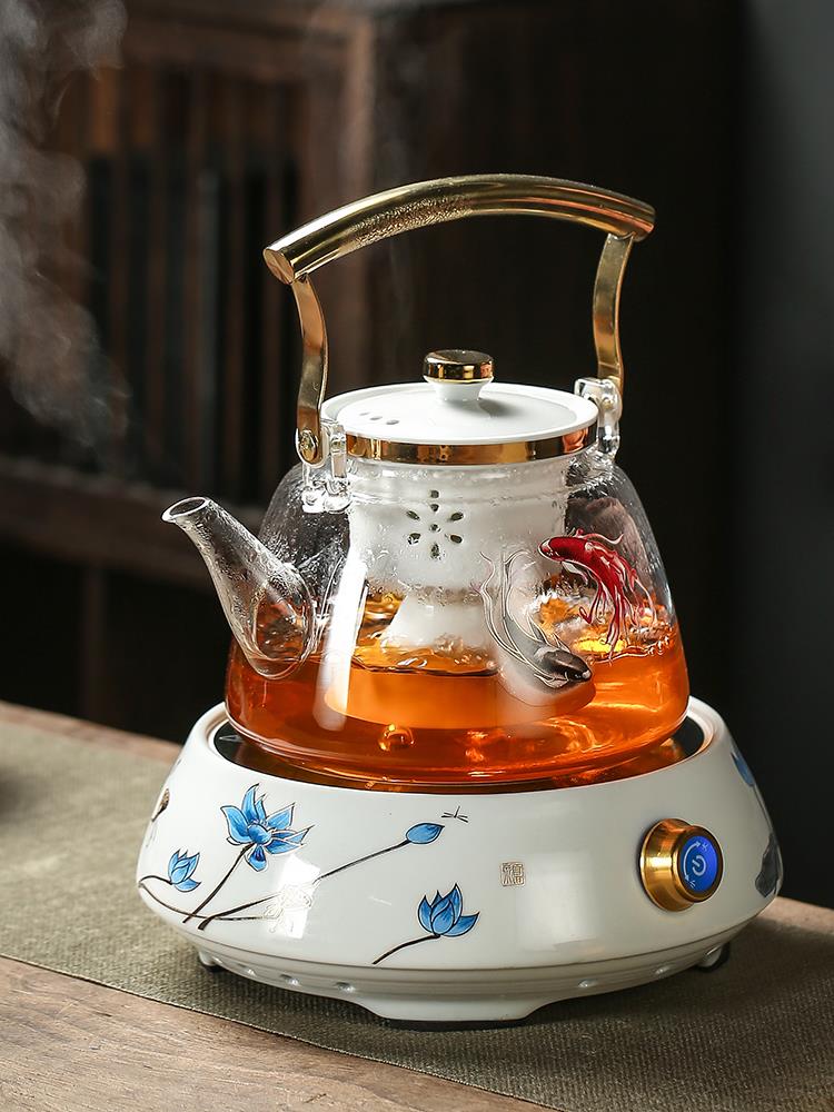 茶具0926s全自动电陶炉煮茶器热玻璃壶烧水壶套装家用蒸汽烧茶煮