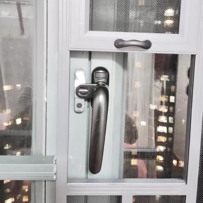窗拉手小拉手滚珠门锁平开50型房门门窗把手配件卡扣执手把手