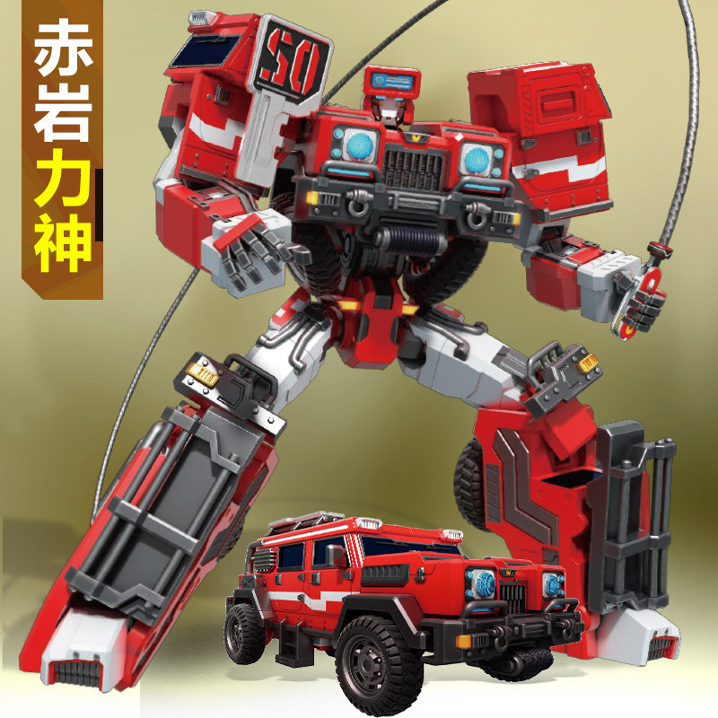 铁拳悍将托宝战士之银河侦探6变形汽车机器人玩具男孩 V3机甲斗士