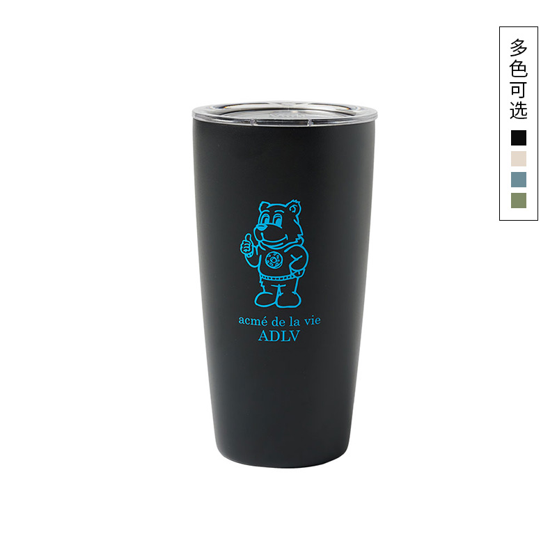 带盖水杯男女同款卡通图案