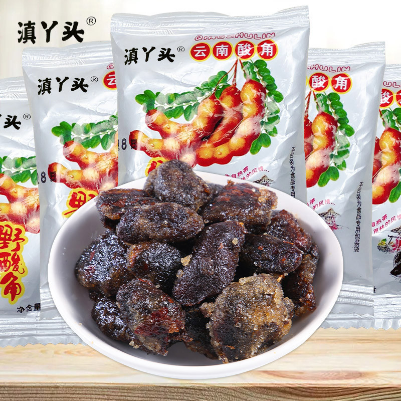 清竹林野酸角云南甜酸角泥蜜饯果干8090后童年怀旧小零食校园特产