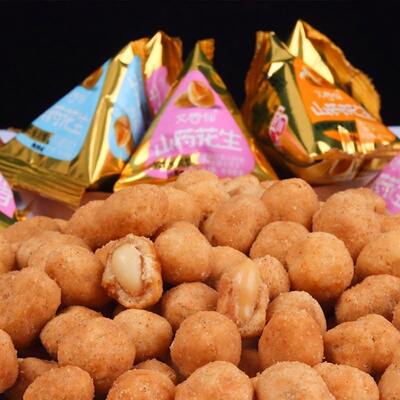 多味花生米五香花生山药花生脆皮怪味豆休闲零食小吃炒货解馋结婚