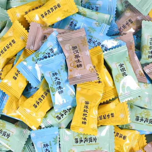 枇杷糖清凉护嗓子可含胖大海金银花喉咙干罗汉果薄荷糖含片散装