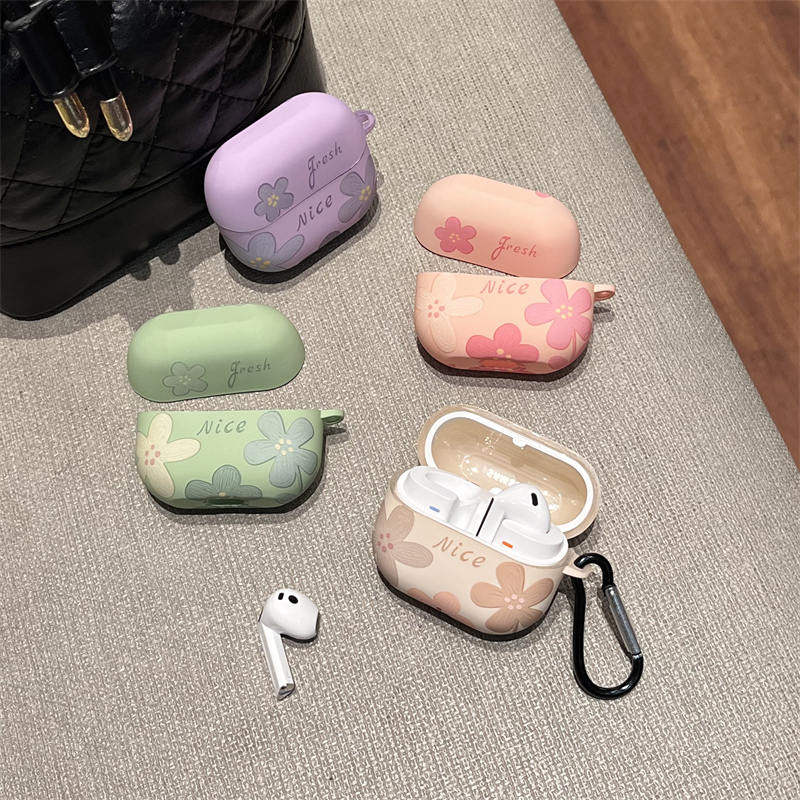 ins风小清新花朵适用三星galaxy buds3无线蓝牙耳机保护套三星galaxy buds3pro蓝牙耳机套软硅胶防摔少女款