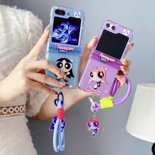 三星zflip5手机壳带手绳挂牌