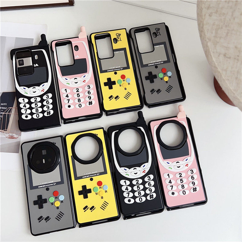 创意个性经典诺基亚荣耀MagicV3手机壳折叠屏荣耀MagicVS3保护套创意游戏机荣耀V3防摔壳立体浮雕左右翻盖男