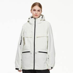 滑雪服女男款冬季雪地服防风防水加厚保暖单板双板滑雪衣滑雪服