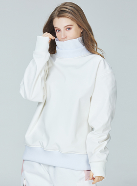 ARCTIC QUEEN滑雪服卫衣女男中性高领防水防风单板双板背带裤内搭