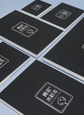 记忆印象水彩纸棉浆300g中粗16K8K32K四面封胶随身水彩本口袋绘画本图画本美术生专用学院级全棉油画棒画画本