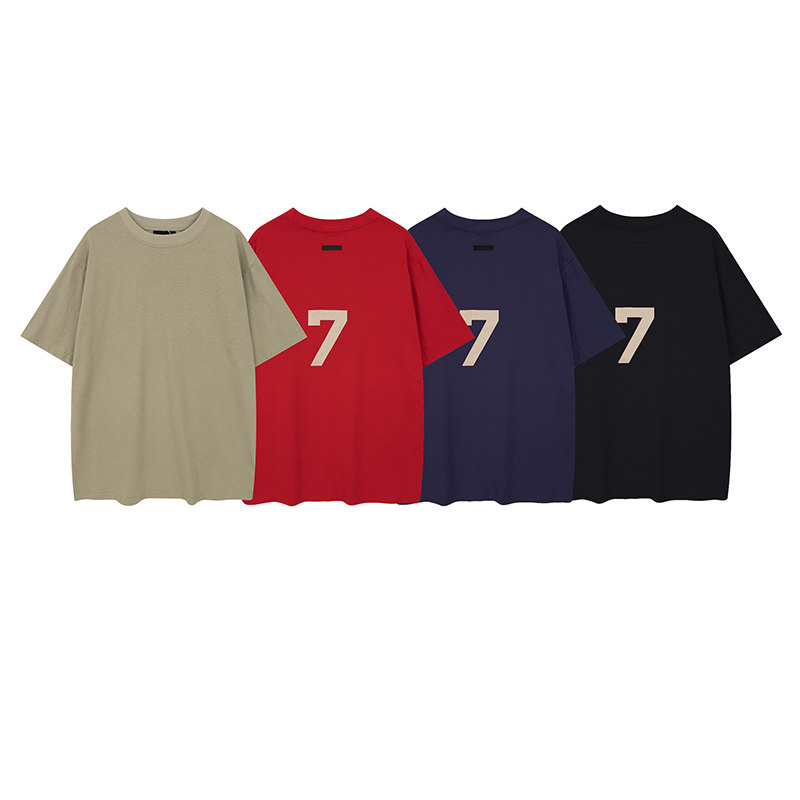 fear of god 第七季主线美式高街潮牌数字7男女情侣装夏季短袖t恤