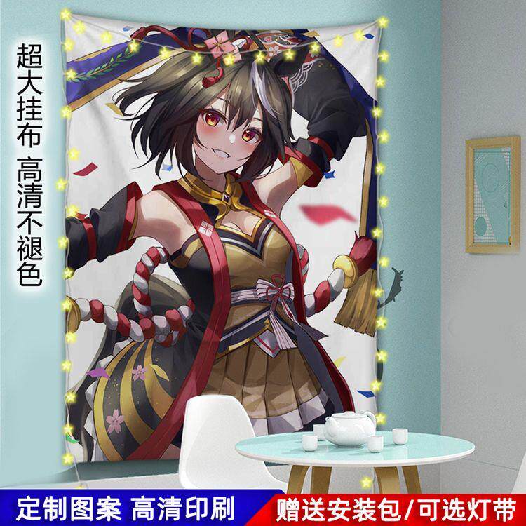 北部玄驹周边挂布背景布赛马娘二次元来图定制卧室宿舍寝室墙壁画