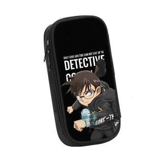 新一探柯南联名笔袋怪盗基德文具盒大容量铅笔盒男女小学生文具袋