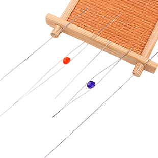 极细串珠针穿珍珠项链专用珠绣工具水晶特小米珠窜珠针铁丝串线缝