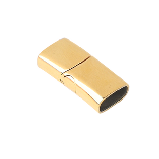 手链手绳连接圆扣头不锈钢磁铁扣吸扣绳扣编织扁结尾吸磁扣手编绳