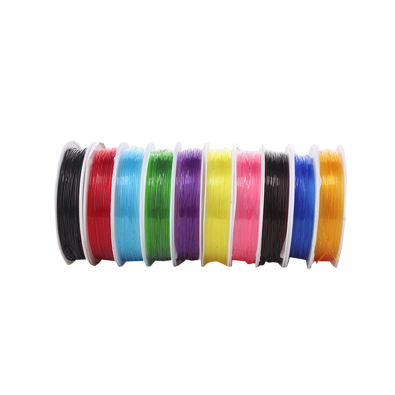DIY串珠线0.4水晶0.6圆弹力线0.7弹力丝手链穿珠0.8毫米透明白色