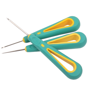 硅胶带孔带钩上鞋锥子橡胶把穿孔手工修鞋纳鞋底针锥做鞋钩针工具