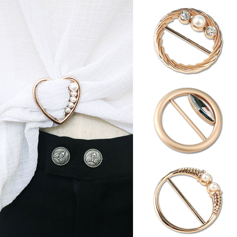 防走光女衣服珍珠衬衫衣角打结扣