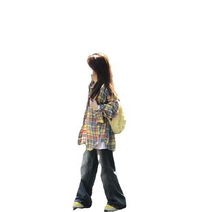 多巴胺彩色格子衬衫女夏季2025新款设计感宽松薄款上衣防晒衫外套