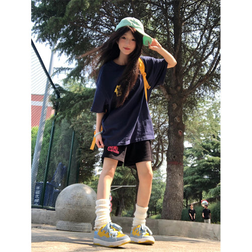 美式高街运动短裤女夏季2025新款