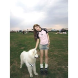 Летняя короткая приталенная футболка с коротким рукавом, в американском стиле