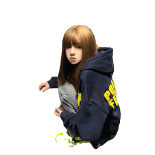 美式连帽oversize加绒加厚卫衣女秋冬2025新款爆款chic慵懒风外套