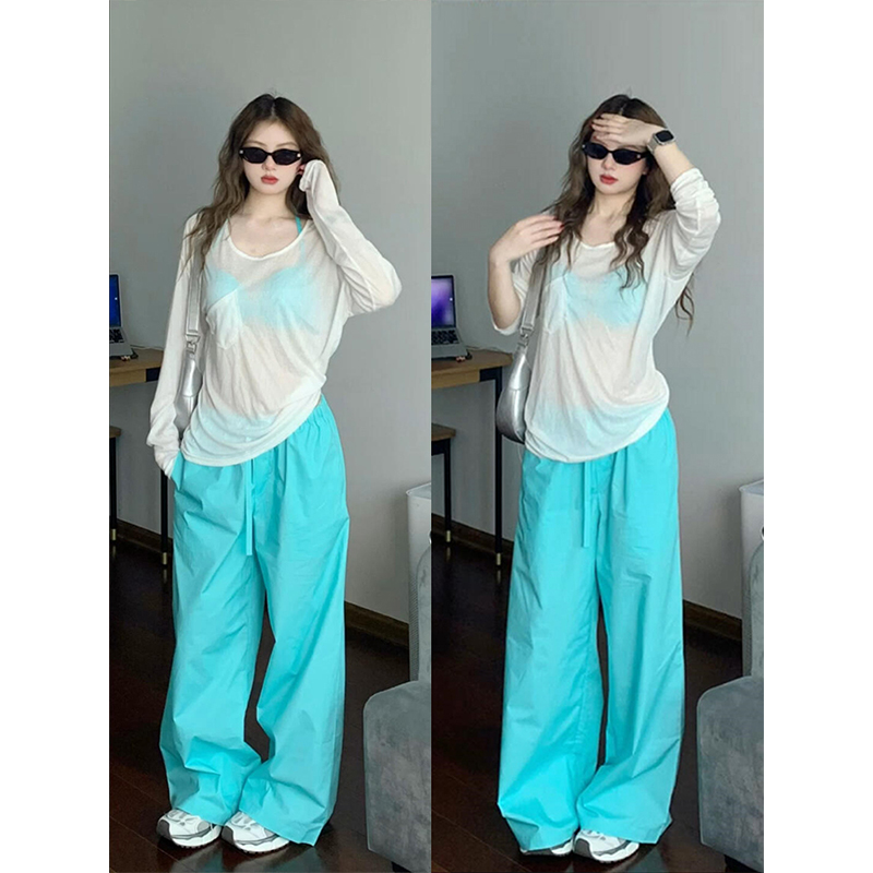 白色薄款防晒罩衫女夏季宽松显瘦