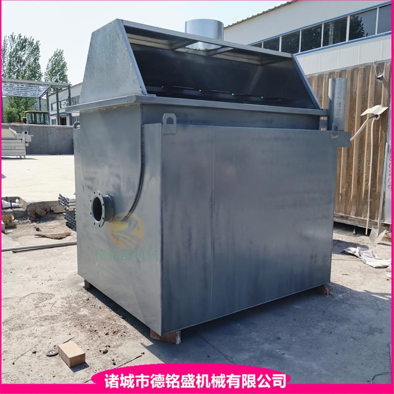 生物油加热的猪板油炼油锅 一体的碳钢鸭肠熬油锅 肉渣压饼机