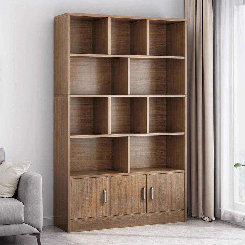 简易书架落地置物架一体靠墙客厅收纳柜子格子储物柜分层家用书柜,住宅家具,书架,淘宝优惠券,粉丝福利购,淘宝优惠卷