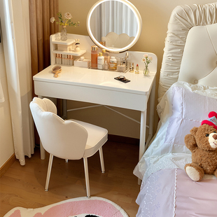 梳妆台小型床头化妆桌子简约现代卧室小户型2025新款简易60cm极窄