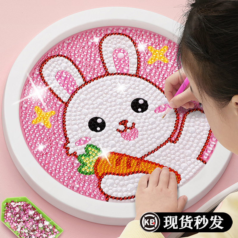 儿童手指印天使画画图册幼儿园手掌点画玩具印泥绘画工具颜料无毒