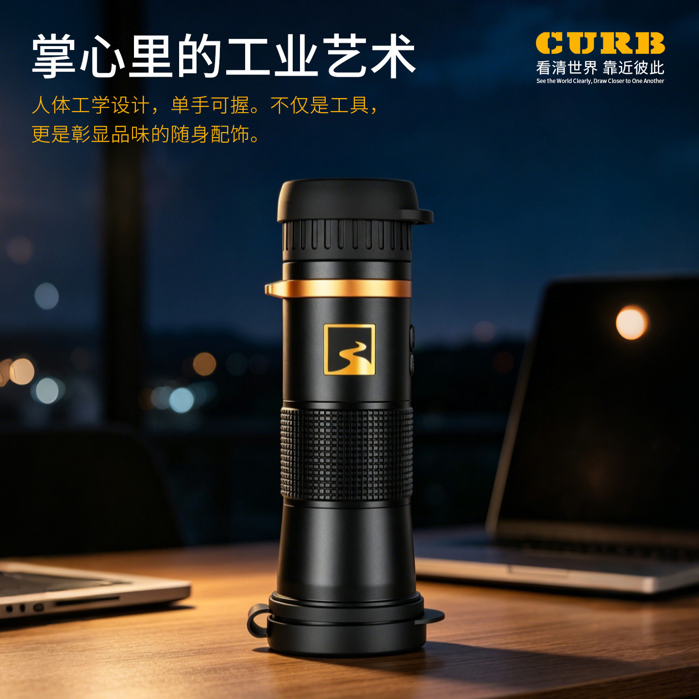 CURB单筒望远镜APO澜系镜片高倍高清专业级夜视IPX7级充氮防水