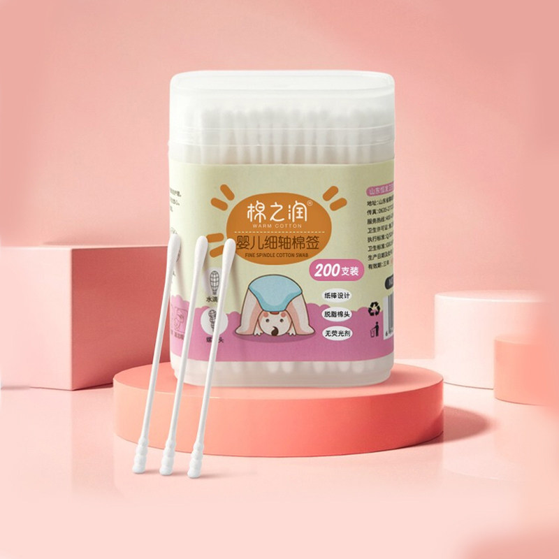 棉之润婴儿棉签宝宝专用掏耳鼻屎葫芦头肚脐眼幼儿清洁棉棒使用感如何?