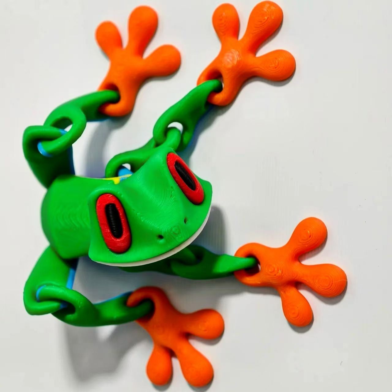 3D打印磁吸青蛙模型冰箱贴关节可动儿童解压玩具新款居装饰品摆件