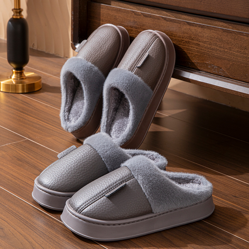棉拖鞋男士特大码冬季