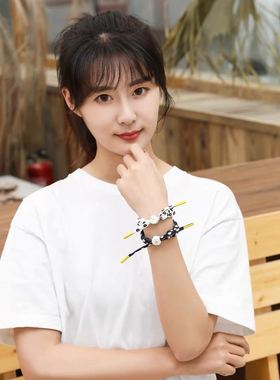 权志龙韩版ins情侣小狮子手链