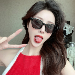 墨镜2022新款 眼镜 潮女gm防紫外线强光显脸小太阳镜ins街拍网红款