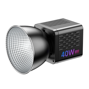 Ulanzi优篮子40W RGB掌上COB补光灯内置电池摄影灯拍照户外拍摄柔光LED影视灯人像视频摄影主播直播影室灯