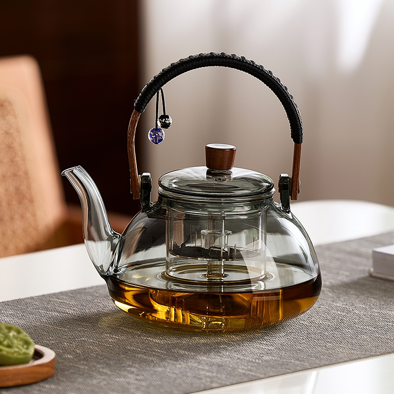 忆壶茶玻璃茶壶2026新款家用办公耐高温烧水煮茶壶电陶炉茶具套装