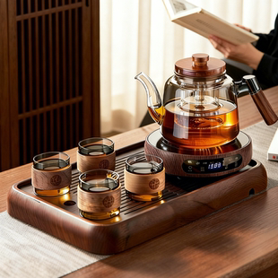 忆壶茶电陶炉煮茶壶套装家用加厚耐热蒸煮茶器烧水煮茶炉电热茶炉