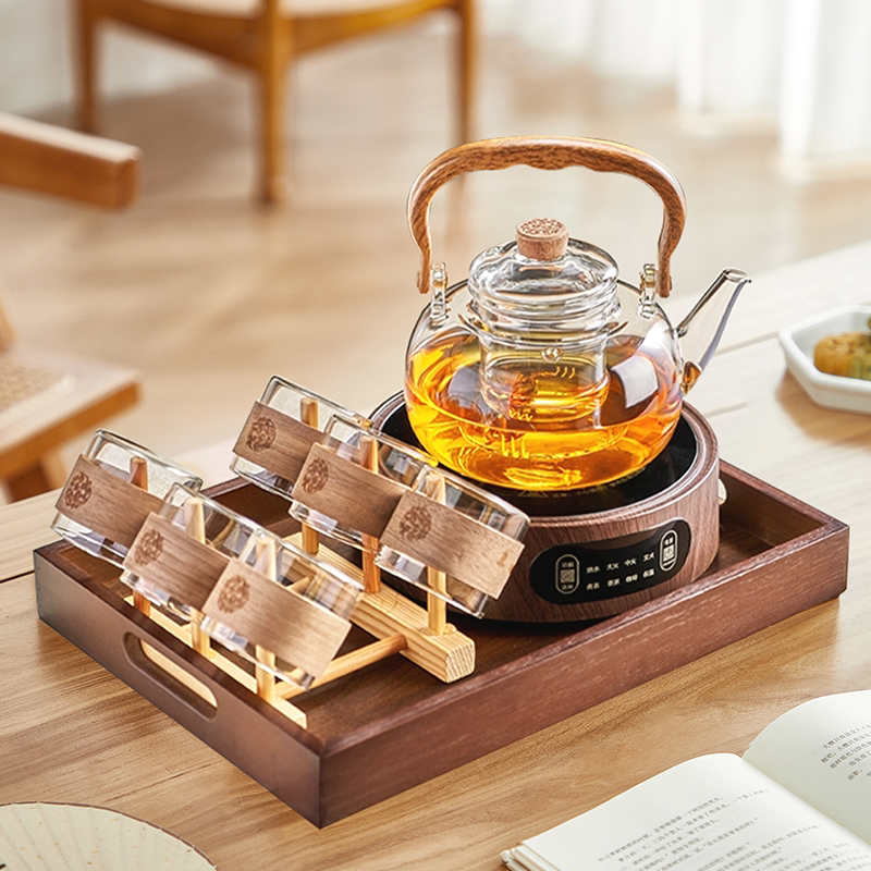 忆壶茶玻璃煮茶壶套装电陶炉煮茶烧水壶专用新款家用耐高温泡茶壶