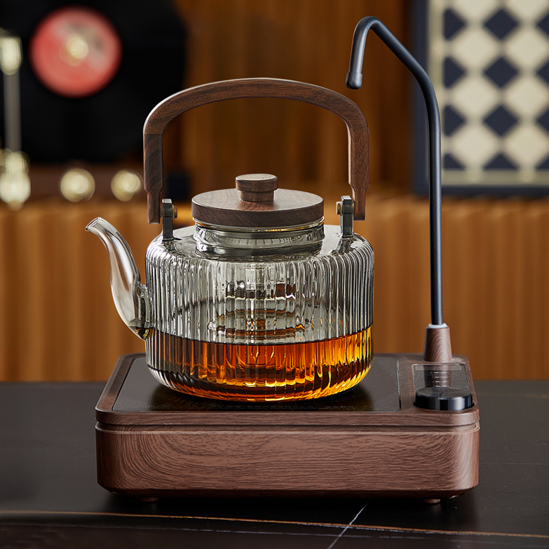 忆壶茶自动上水电陶炉煮茶器玻璃煮茶壶套装大容量家用新款烧水炉