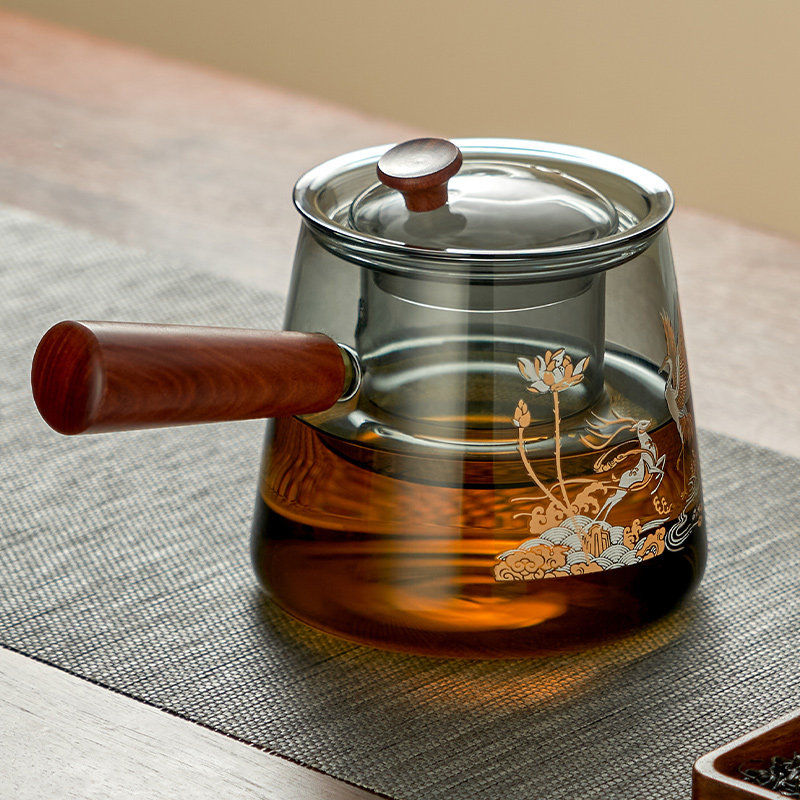 侧把玻璃茶壶耐高温加厚家用电陶炉煮茶壶过滤泡茶器高档茶具套装,餐饮具,茶壶,淘宝优惠券,粉丝福利购,淘宝优惠卷
