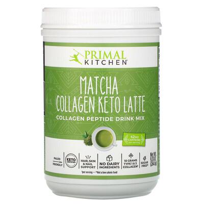 美国Primal Kitchen胶原蛋白拿铁咖啡印度香茶头发皮肤和指甲健康